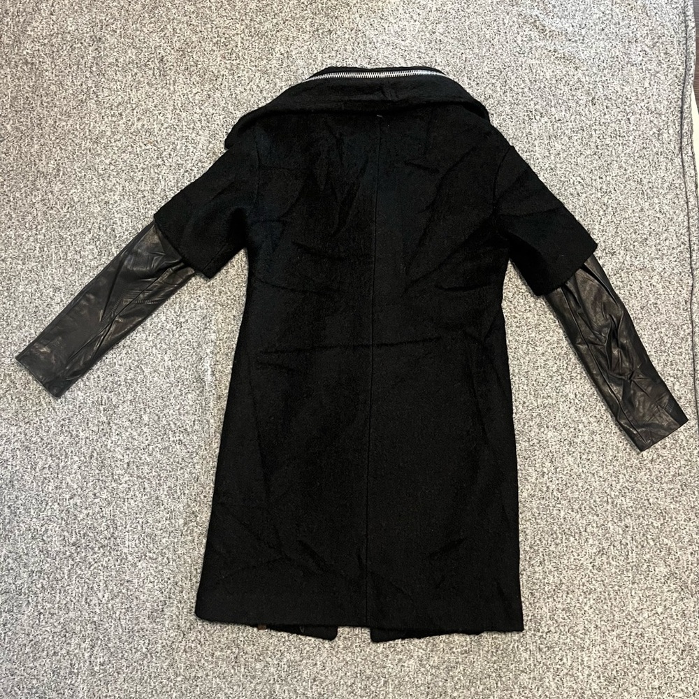 Rudsak Cece Double Faced Wool with Lamb Leather Sleeves - Picture 2 of 16